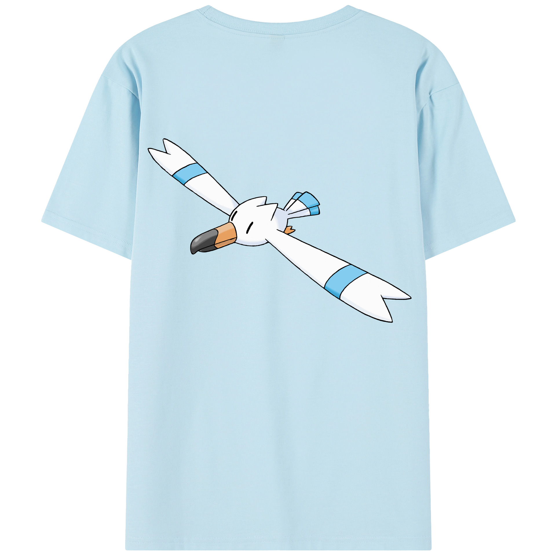 （画像用） ポケットモンスター Pokémon 綿100％半袖Tシャツ（背面プリント）